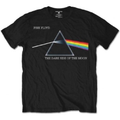 Pink Floyd - T-shirt - Dark Side of the Moon Courier (Kids Black ) (9-10 år)