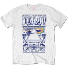 Pink Floyd - T-shirt - Carnegie Hall Poster (Retail Pack) (Kids White) (5-6 år)