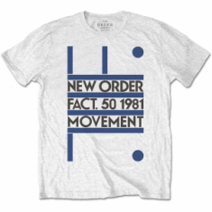 New Order -  New Order Unisex Tee: Movement (S)