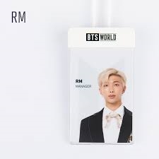 BTS - BTS World - Manager Card Set - RM i gruppen MERCHANDISE / Merchandise / K-Pop hos Bengans Skivbutik AB (3844931)
