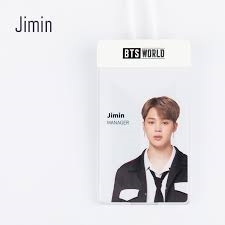 BTS - BTS World - Manager Card Set - JIMIN i gruppen Minishops / K-Pop Minishops / BTS hos Bengans Skivbutik AB (3844932)