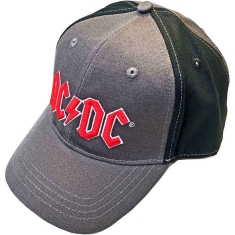 AC/DC - AC/DC Unisex Baseball Cap: Red Logo (2 Tone)