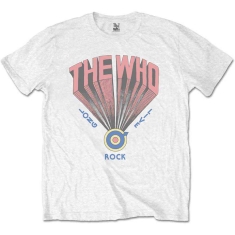 The Who - Long Live Rock Uni Wht T-Shirt  (XL)