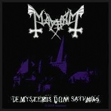 Mayhem - STANDARD PATCH: DE MYSTERIIS DOM SATHANAS (LOOSE) i gruppen ÖVRIGT / Merchandise hos Bengans Skivbutik AB (3881661)