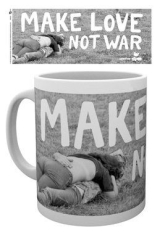 Woodstock - Make love not war Mug i gruppen ÖVRIGT / Merch Muggar hos Bengans Skivbutik AB (3939654)