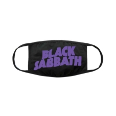 Black Sabbath - Wavy Logo Bl Face Mask