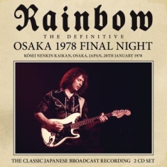 Rainbow - Osaka 1978 (2 Cd) Live Broadcast
