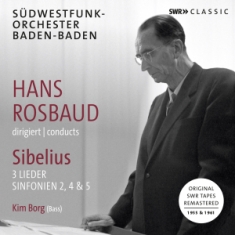 Sibelius Jean - 3 Lieder And Sinfonien Nos. 2, 4 &