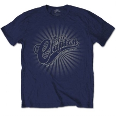Eric Clapton - Eric Clapton Unisex Tee: Logo Rays (S)