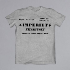 Imperiet - T-shirt Fryshuset Konsertbiljett