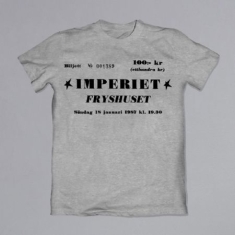 Imperiet -  T-shirt Fryshuset Konsertbiljett (S)