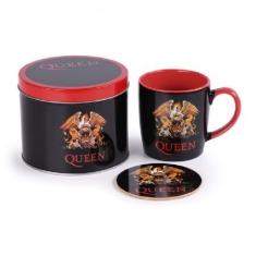 Queen - Queen (Logo) Mug & Coaster In Tin