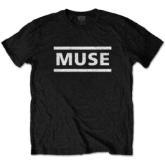 Muse - Unisex Tee: White Logo