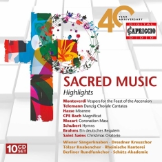 Carl Philipp Emanuel Bach Johann C - Capriccio 40Th Anniversary: Sacred