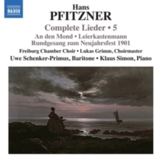 Pfitzner Hans - Complete Lieder, Vol. 5