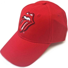 Rolling Stones - Classic Tongue Red Baseball C
