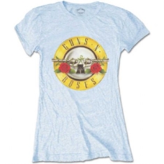 Guns N Roses - Guns N´ Roses Ladies T-Shirt : Classic Bullet Logo (Skinny Fit)