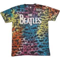 Beatles - The Beatles Unisex T-Shirt : Drop T Logo (Dip-Dye)