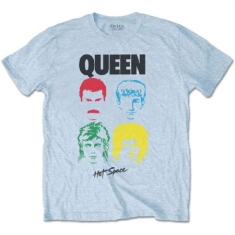 Queen - Unisex T-Shirt: Hot Space Album