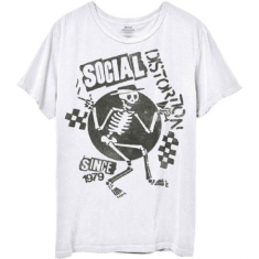 Social Distorrion - Unisex T-Shirt: Speakeasy Checkerboard