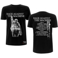 Rage Against The Machine - Rage Against The Machine Unisex T-Shirt: BOLA Album Cover (Back Print)