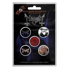 Mayhem - De Mysteriis Dom Sathanas Button Badge Pack