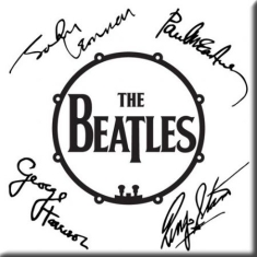 The beatles - Signed Drum Logo Magnet