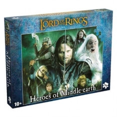Lord Of The Rings Heroes Of Middle - Earth 1000 pce Jigsaw Puzzle