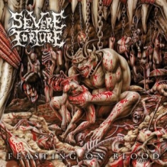 Severe Torture - Feasting On Blood (Clear & Red Spla