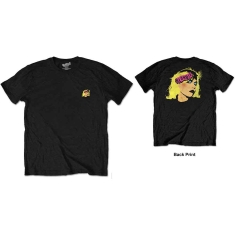 Blondie - Unisex T-Shirt: Punk Logo (Back Print)