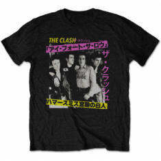 The Clash -  Unisex T-Shirt: London Calling Japan Photo (S)