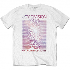 Joy Division - Unisex T-Shirt: Space - Unknown Pleasures Gradient