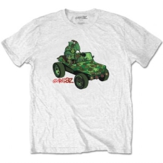 Gorillaz - Gorillaz Unisex T-Shirt: Green Jeep