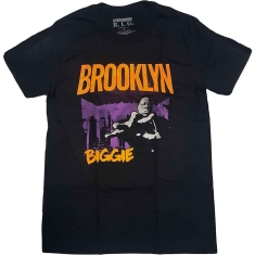 Notorious B.I.G - Biggie Smalls Unisex T-Shirt: Brooklyn Orange
