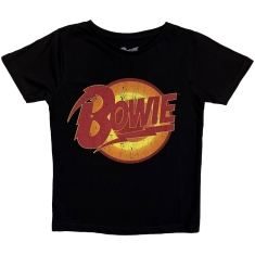 David Bowie - Vintage Diamond Dogs Logo Bl Kids T-Shirt
