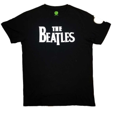Beatles - The Beatles Unisex Applique T-Shirt: Drop T Logo