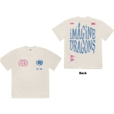 Imagine Dragons - Imagine Dragons Unisex T-Shirt: Lyrics (Back Print)