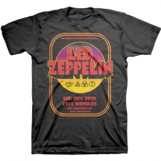 Led Zeppelin - Unisex T-Shirt: 1971 Wembley