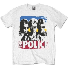 The Police - Unisex T-Shirt: Band Photo Sunglasses