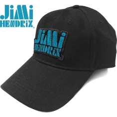Jimi Hendrix - Jimi Hendrix Unisex Baseball Cap: Blue Stencil Logo