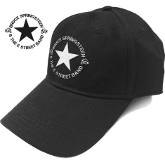 Bruce Springsteen - Circle Star Logo Bl Baseball C
