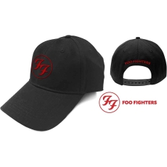 Foo Fighters - Foo Fighters Unisex Baseball Cap: Red Circle Logo