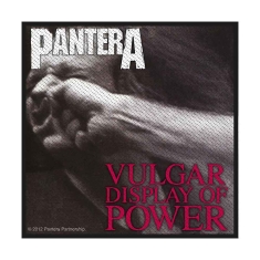Pantera - Pantera Patch Vulgar Display Of Power