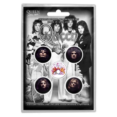 Queen - Faces Retail Packed Button Badge