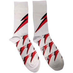 David Bowie - Unisex Ankle Socks: Flash (UK Size 7 - 1