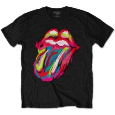 Rolling Stones - The Rolling Stones Unisex T-Shirt: Sixty Brushstroke Tongue