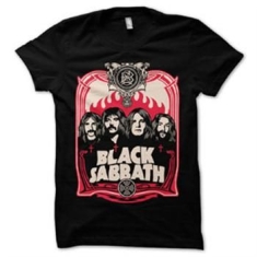 Black Sabbath - T/S Red Flames (S)