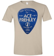 Ace Frehley - Ace Frehley T-Shirt Guitar Pick (Beige)