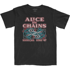 Alice In Chains - Alice In Chains Unisex T-Shirt: Totem Fish