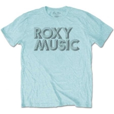 Roxy Music - Roxy Music Unisex T-Shirt: Disco Logo